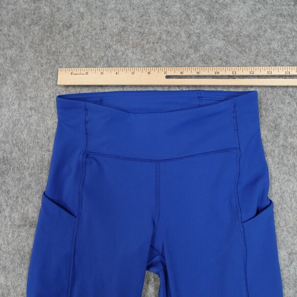 Lululemon Leggings Womens 4 Speed Up Full On Luxtreme 28" True Blue Run Gym Yoga - Picture 2 of 9